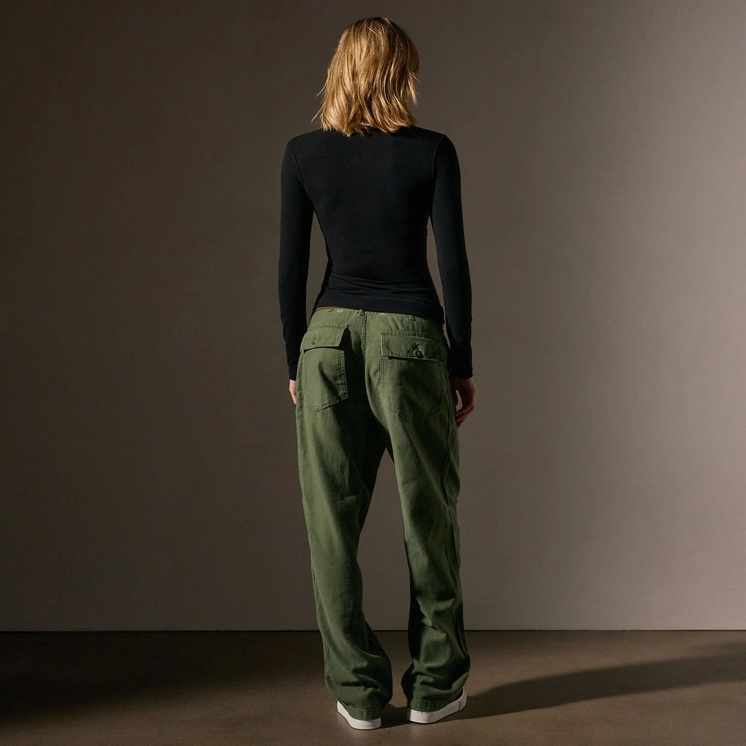 JAMES PERSE STRETCH LOTUS DEEP V TEE