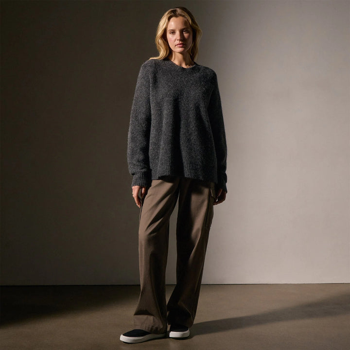 JAMES PERSE OVERSIZED WAFFLE KNIT