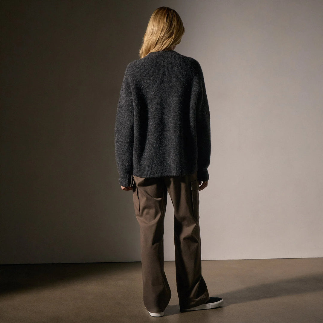 JAMES PERSE OVERSIZED WAFFLE KNIT