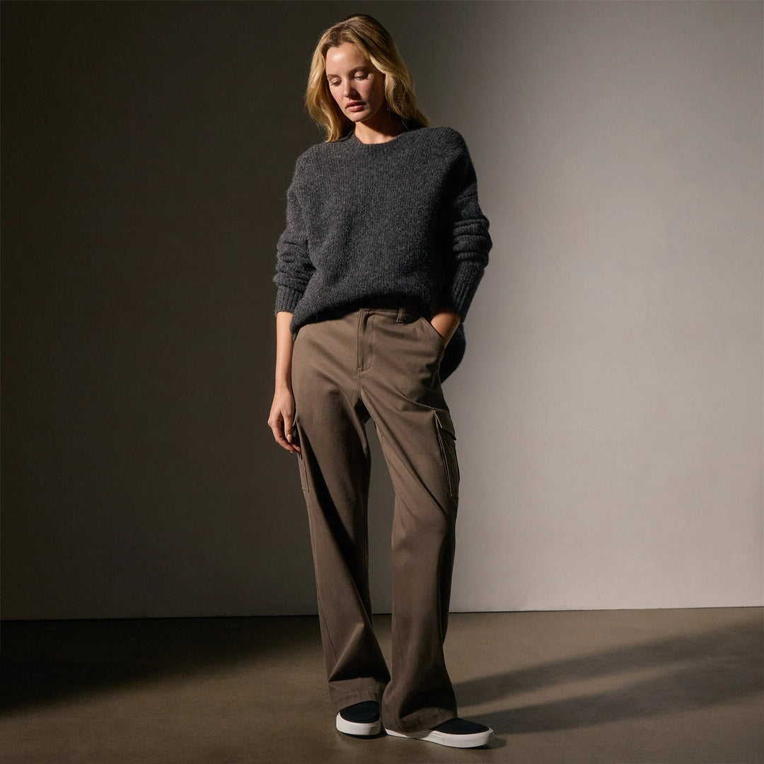 JAMES PERSE OVERSIZED WAFFLE KNIT