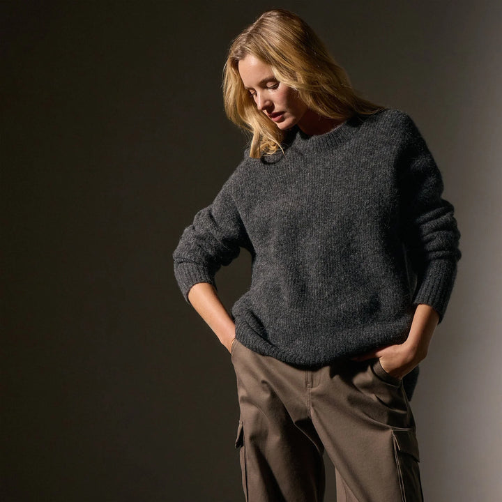 JAMES PERSE OVERSIZED WAFFLE KNIT