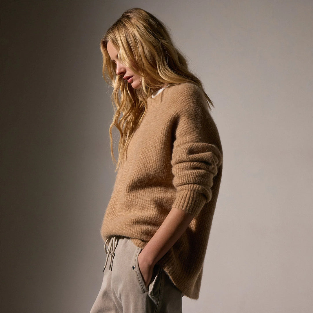 JAMES PERSE OVERSIZED WAFFLE KNIT