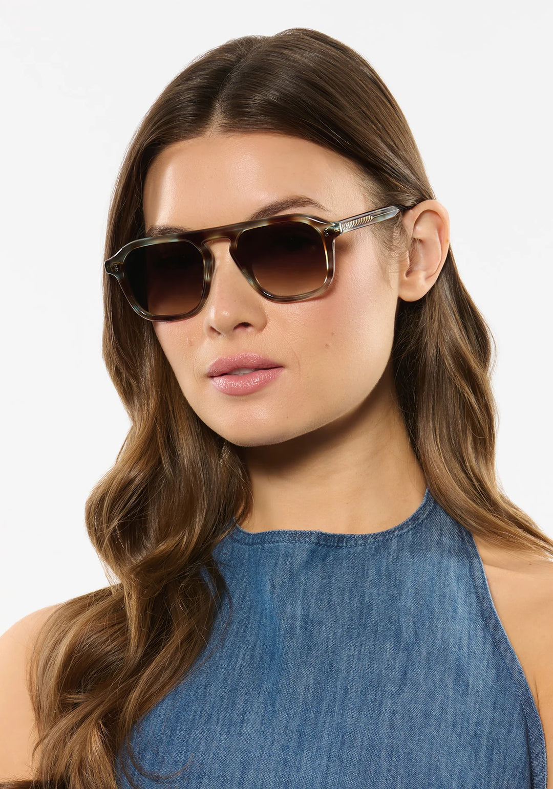 KREWE | ZANDER | AQUAMARINE TORTOISE