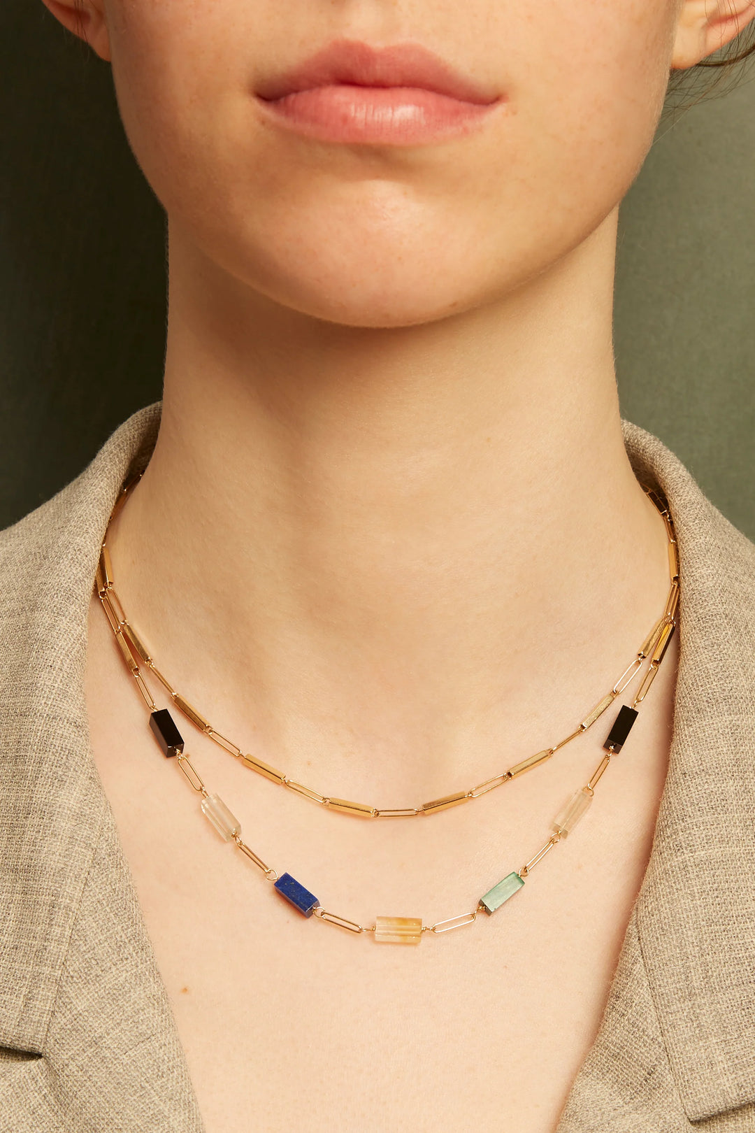 ALIITA DECO TUBITO NECKLACE