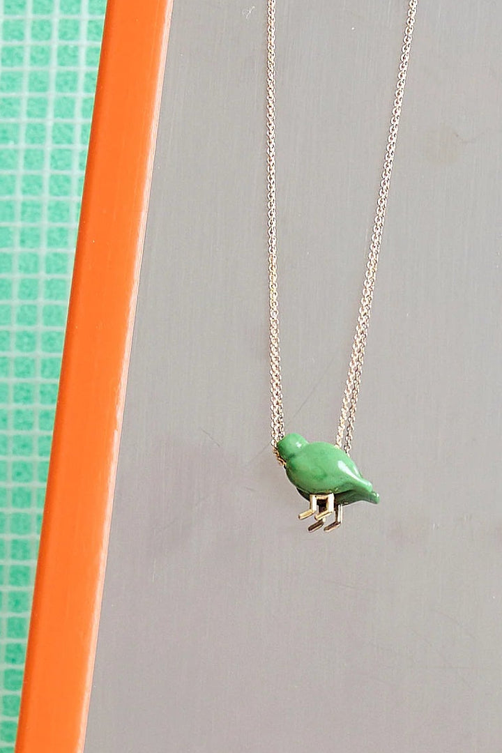 ALIITA GREEN PAJARITO NECKLACE