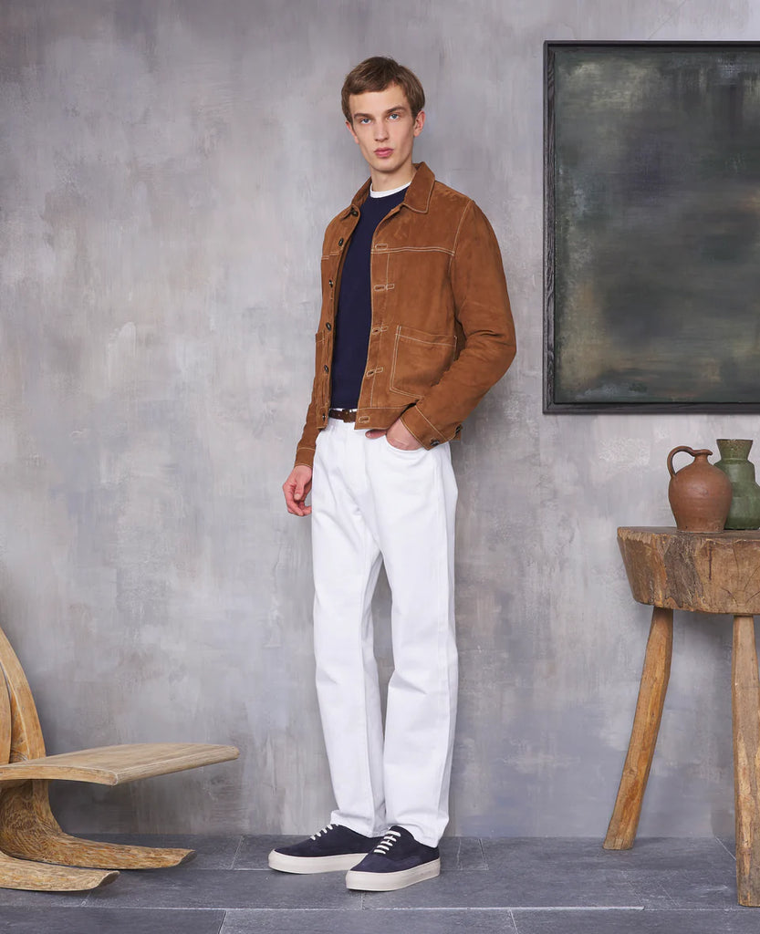 Officine Generale Leo Suede Jacket – Lawrence Covell