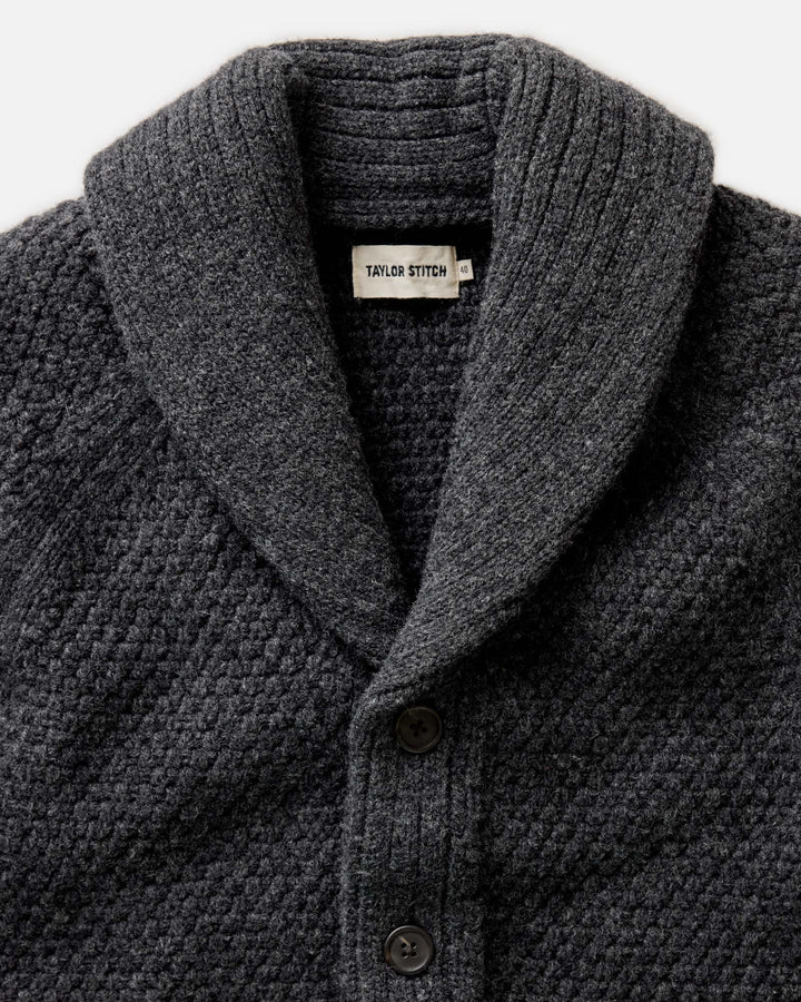 TAYLOR STITCH FISHERMAN SHAWL CARDIGAN