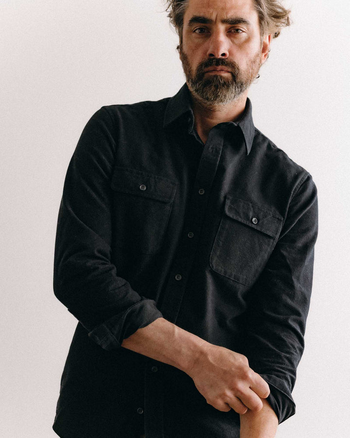 TAYLOR STITCH YOSEMITE SHIRT IN COAL