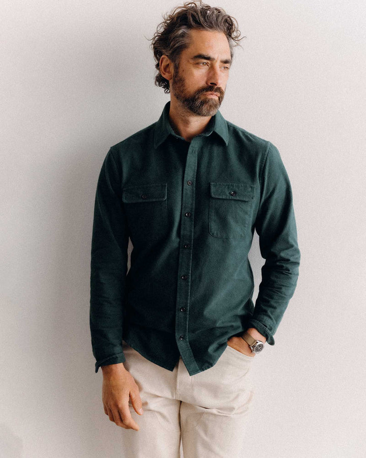TAYLOR STITCH YOSEMITE SHIRT IN FOREST