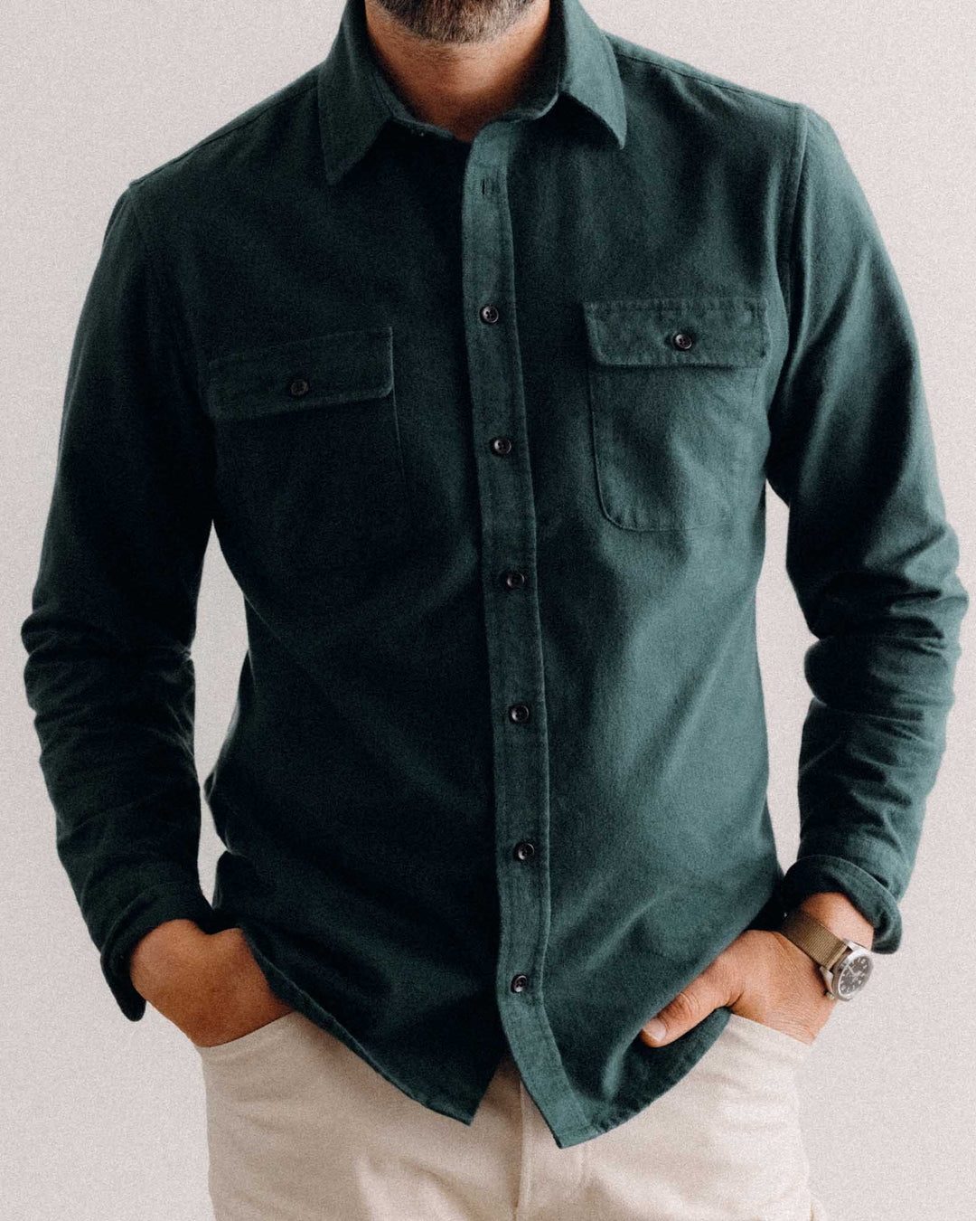 TAYLOR STITCH YOSEMITE SHIRT IN FOREST