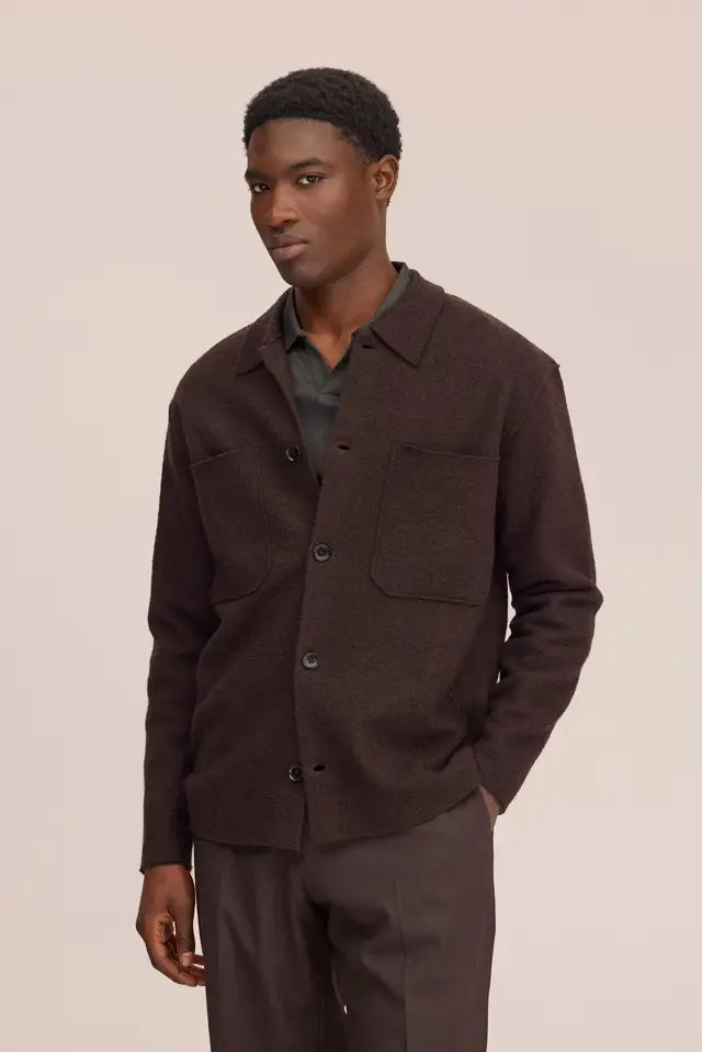 NN07 Jonas 6398 Boiled Wool Overshirt, product image