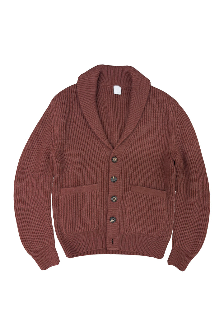 Eleventy Wool Shawl Collar Cardigan