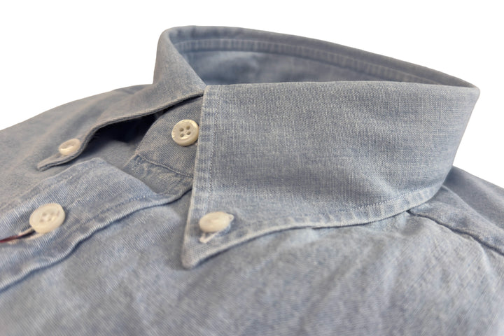 LUCIANO BARBERA CHAMBRAY SHIRT