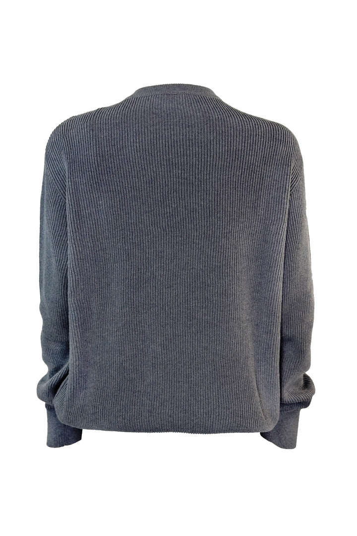 BRUNELLO CUCINELLI COTTON RIB CREWNECK