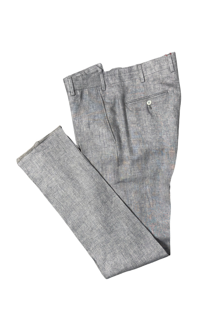 Gray pants on a white background