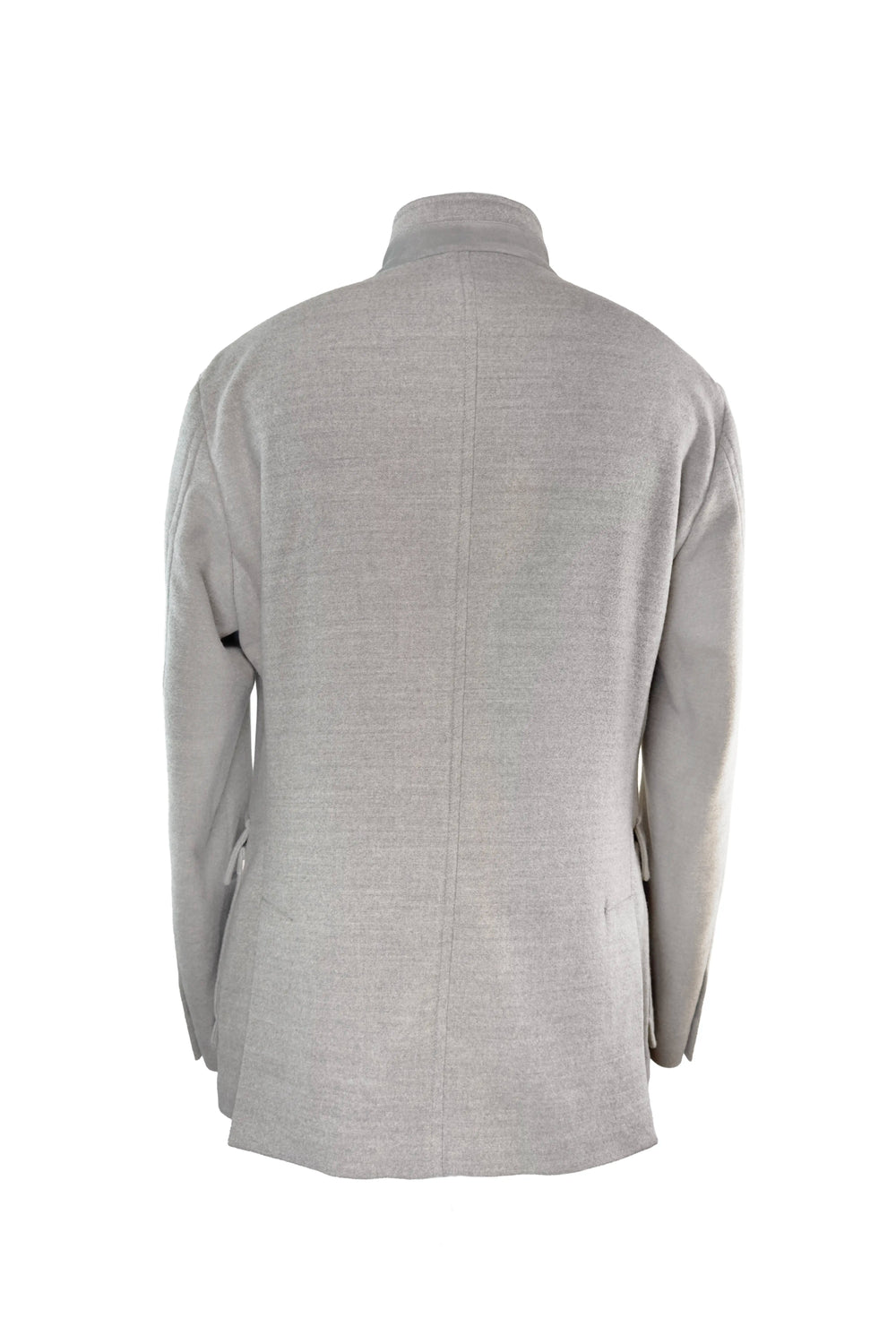 Gray jacket on a white background