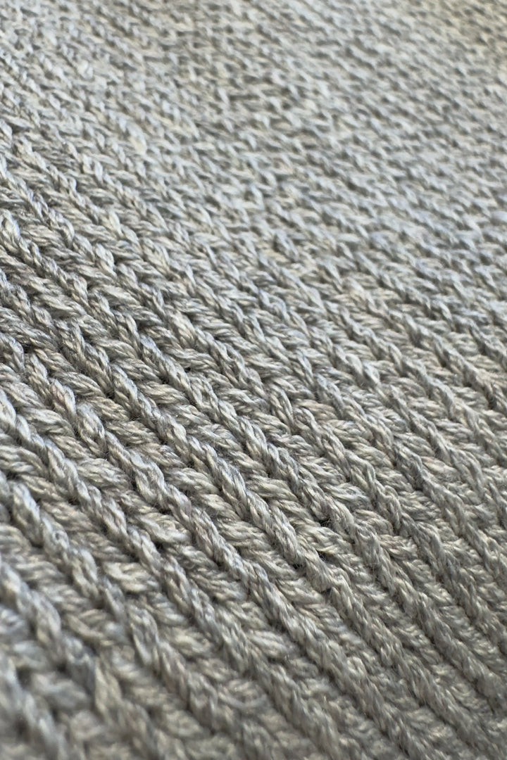 Close-up of gray fabric texture