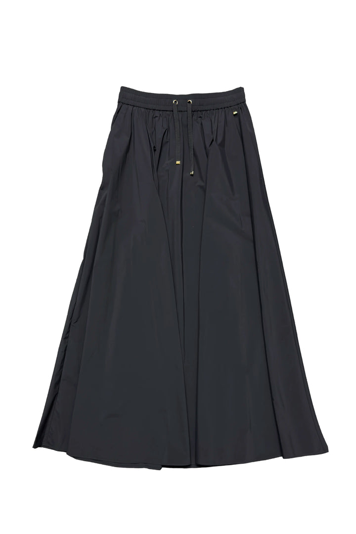 HERNO NYLON STRETCH MIDI SKIRT