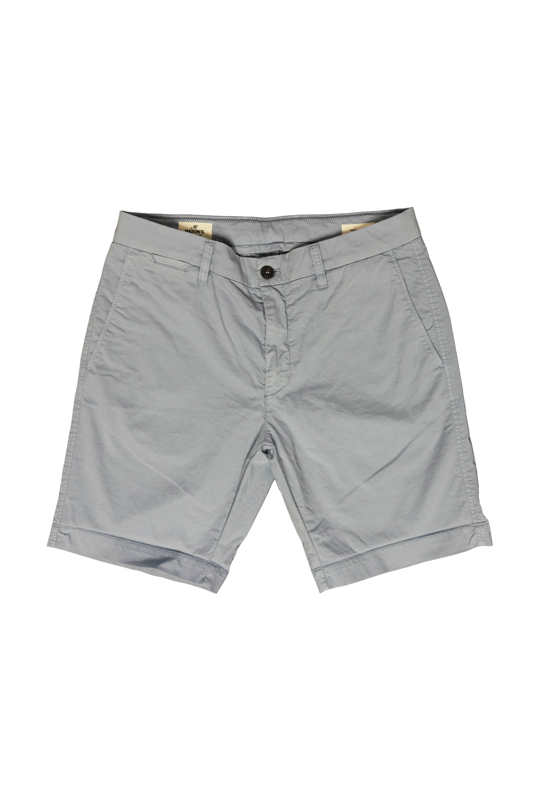 Gray shorts on a white background