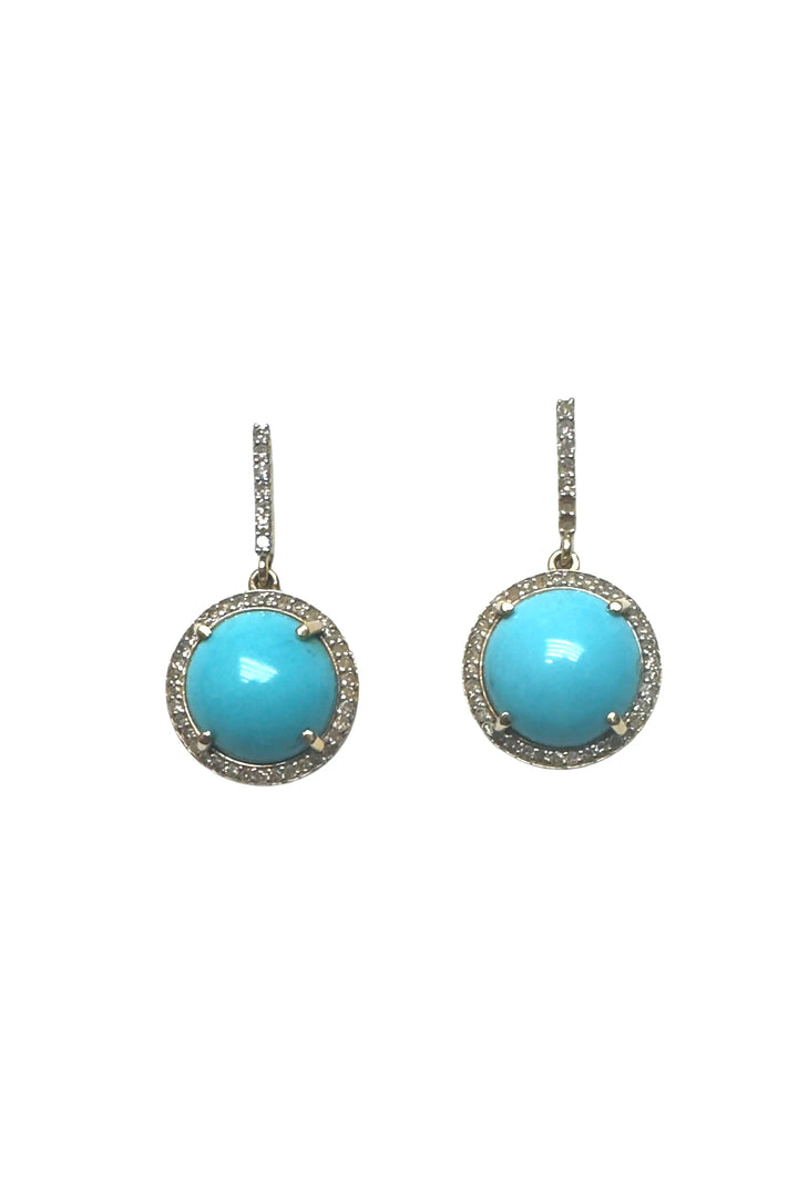 THE WOODS FINE JEWELRY TURQUOISE EARRINGS
