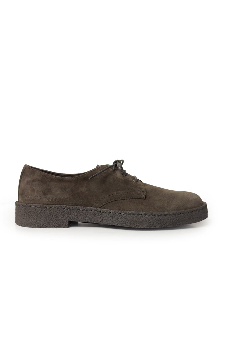 COMMON PROJECTS SUEDE DERBY IN DARK BROWN