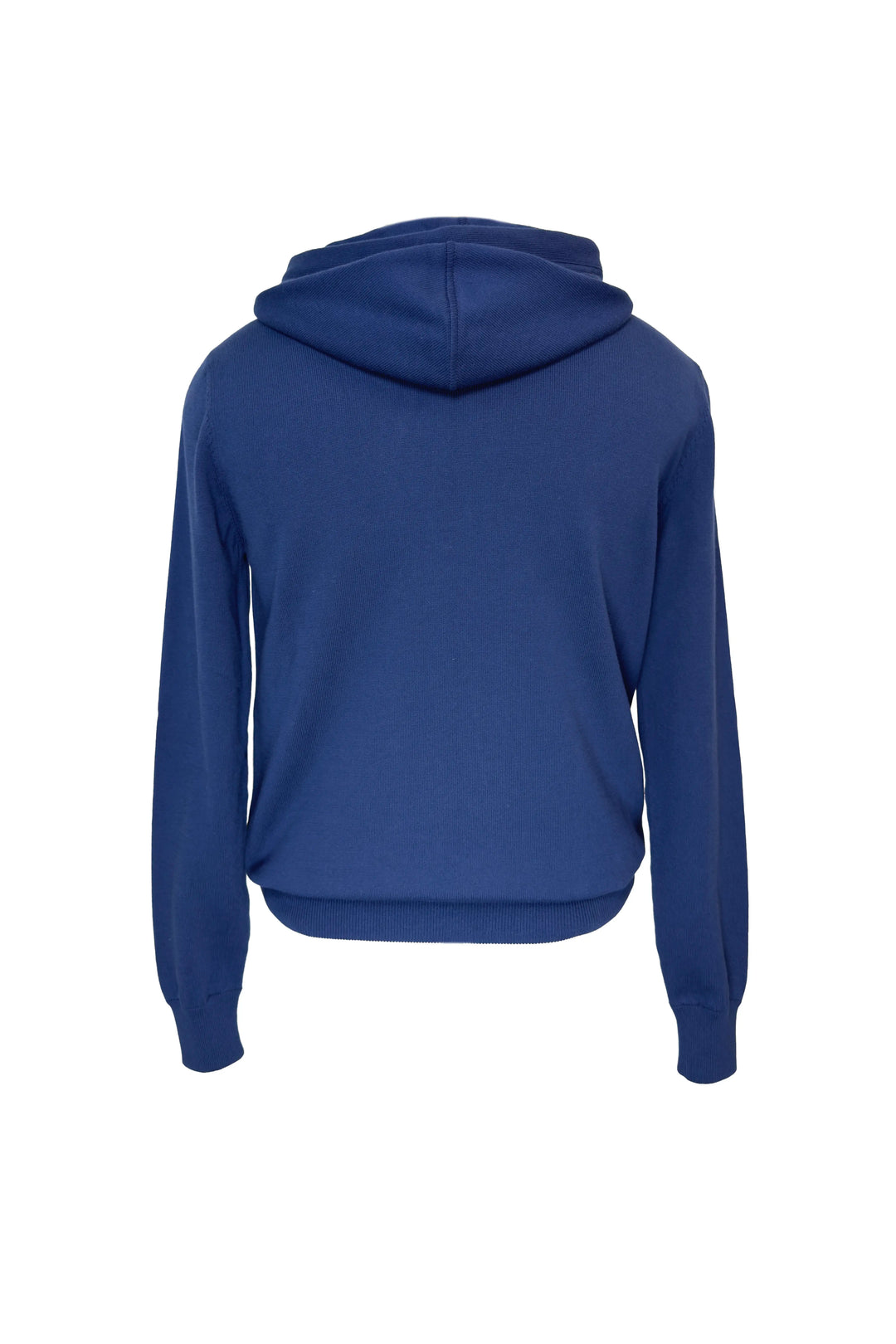 Blue hoodie on a white background
