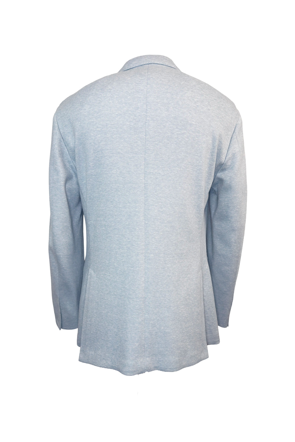 Light gray long-sleeve shirt on a white background