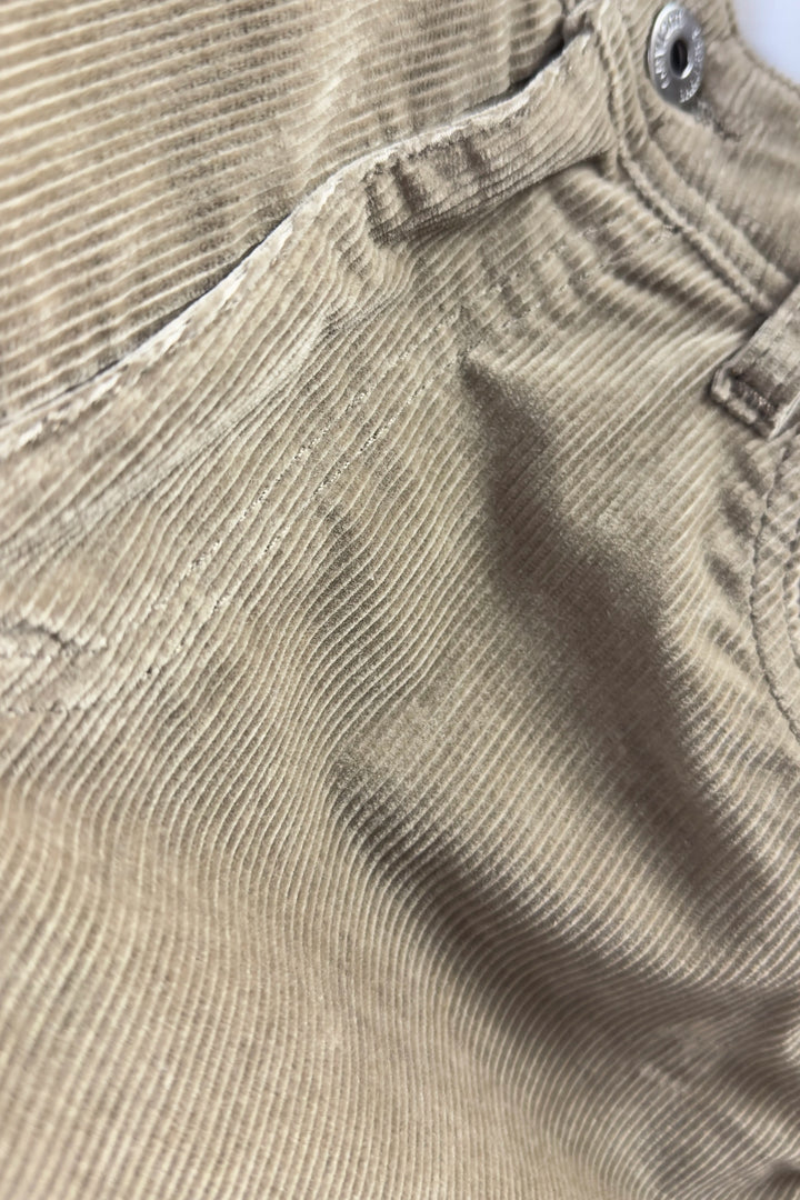 LUCIANO BARBERA 5 POCKET TAN CORD PANT