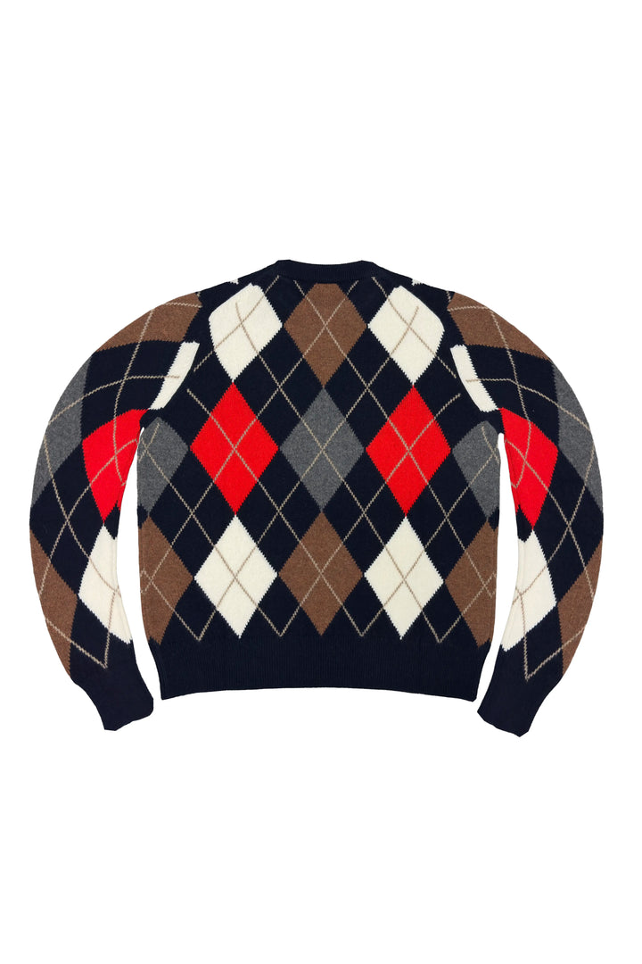 & Daughter Ava Argyle Crewneck