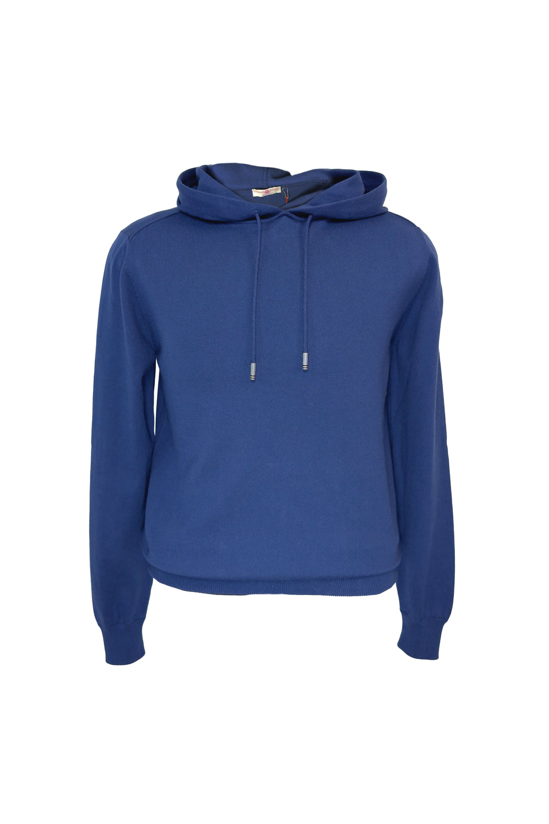 Blue hoodie on a white background