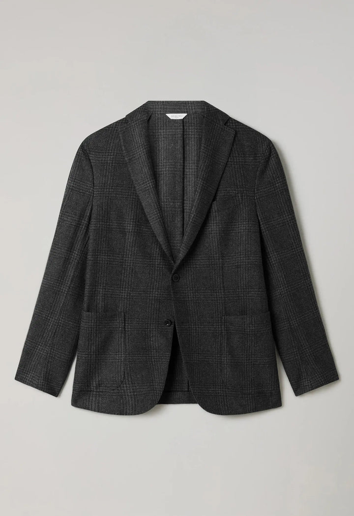 BOGLIOLI CHARCOAL PLAID JACKET