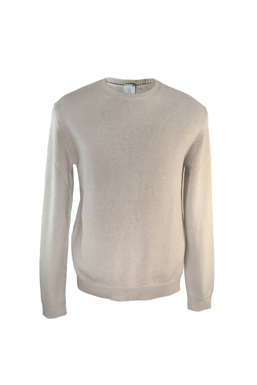 Beige sweater on a white background