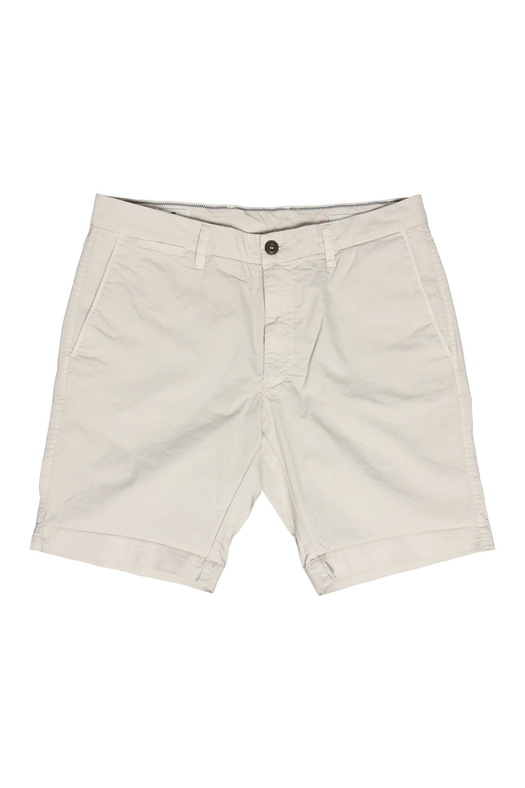 Beige shorts on a white background