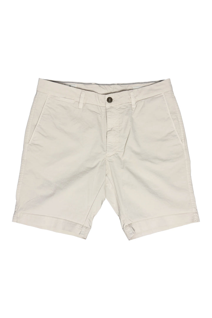 Beige shorts on a white background