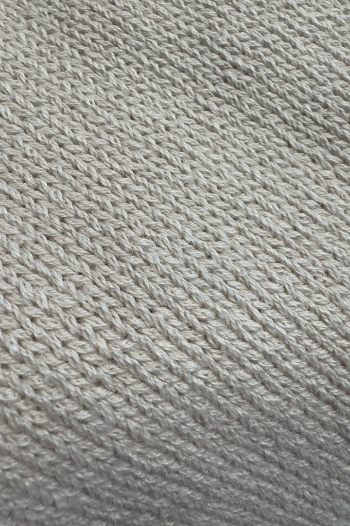 Close-up of gray fabric texture