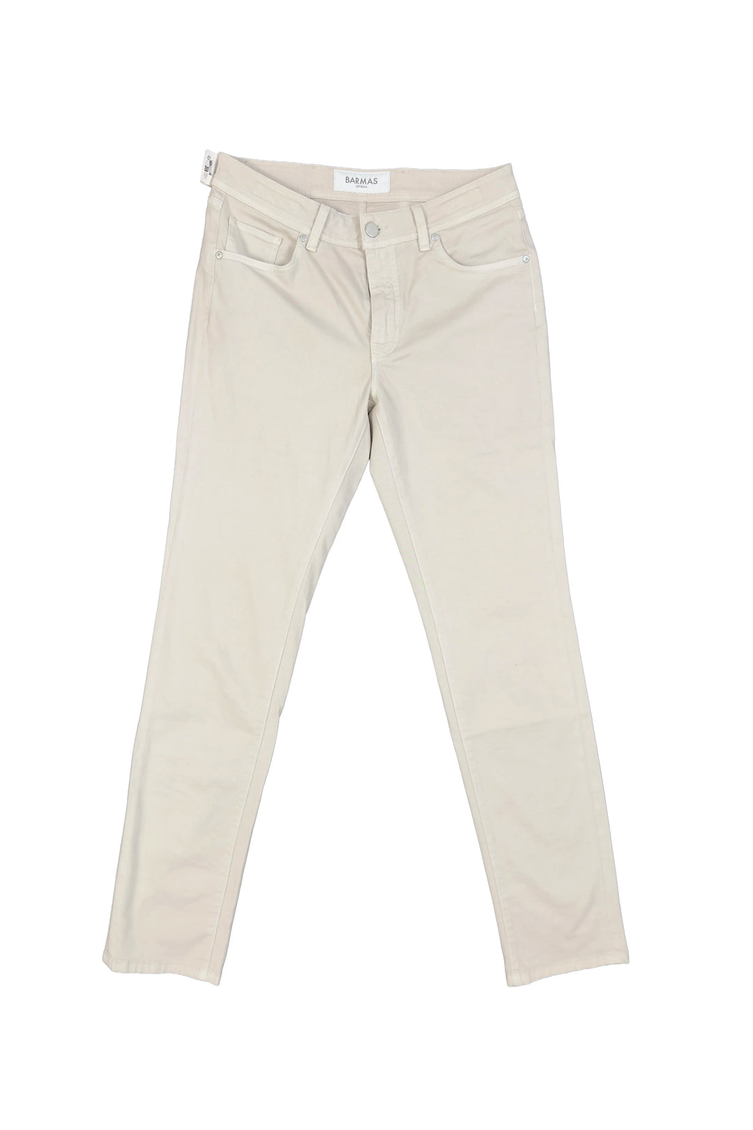 Beige pants on a white background