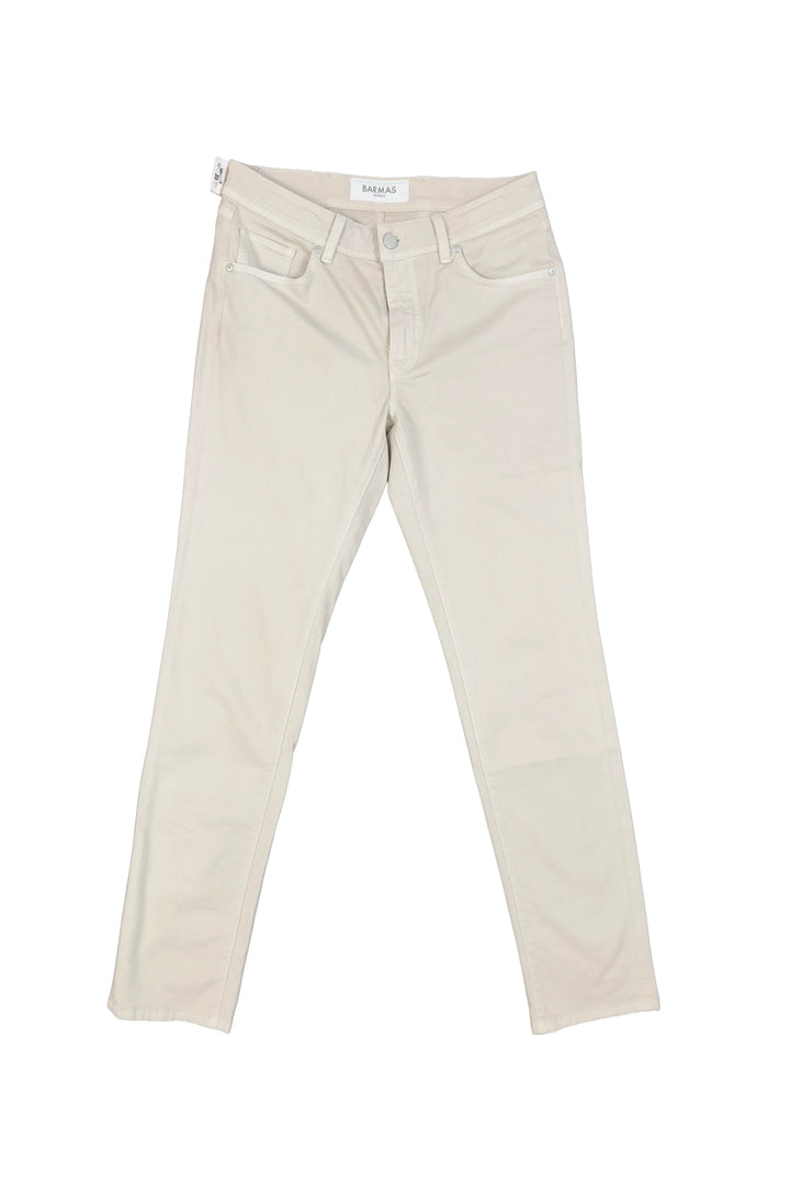 Beige pants on a white background