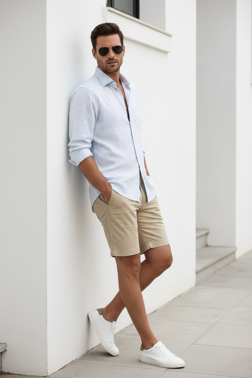 HARTFORD SEERSUCKER STRIPED SHIRT