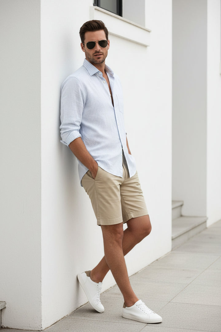 HARTFORD SEERSUCKER STRIPED SHIRT