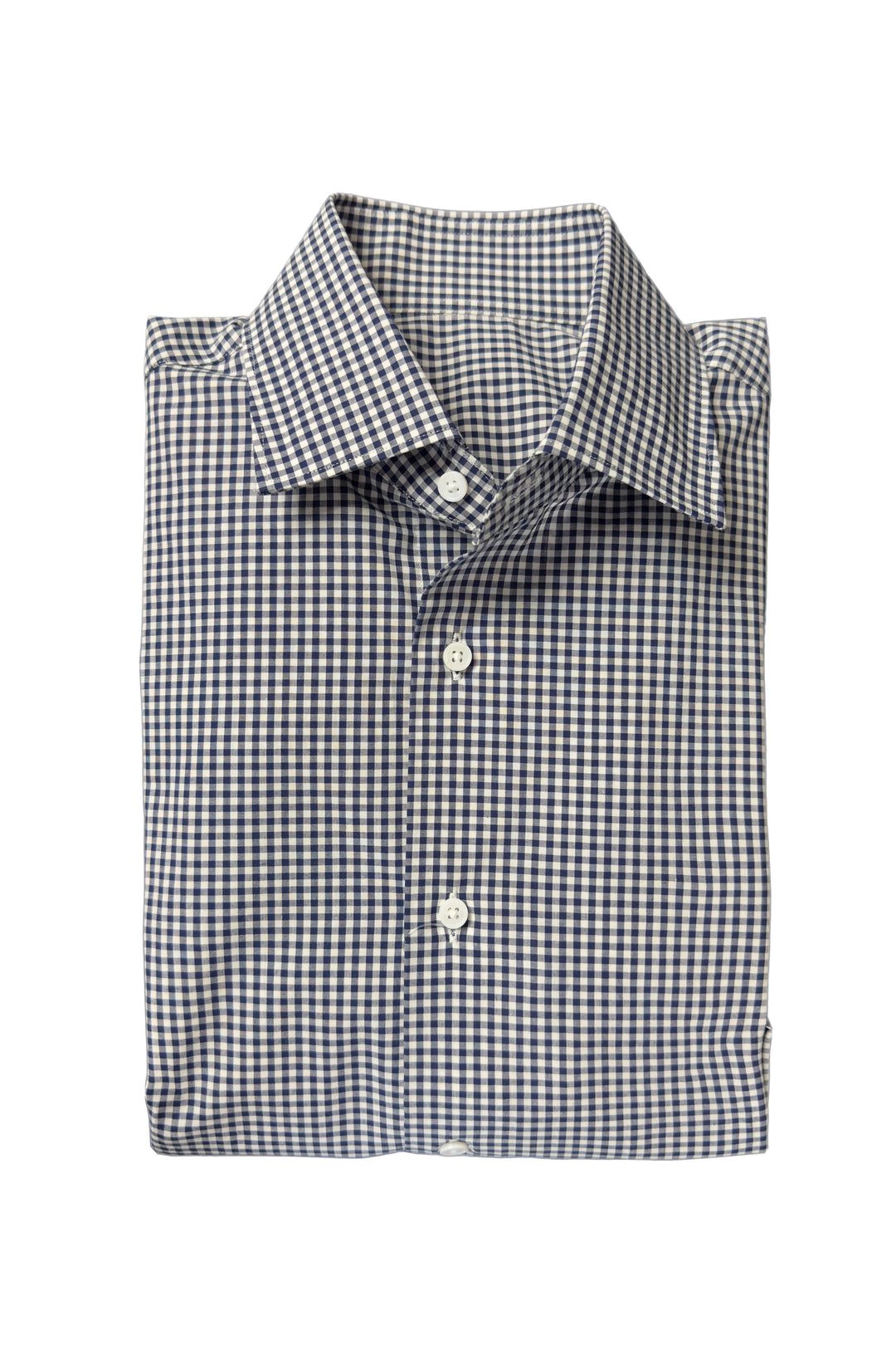 LAWRENCE COVELL NAVY CHECK SHIRT