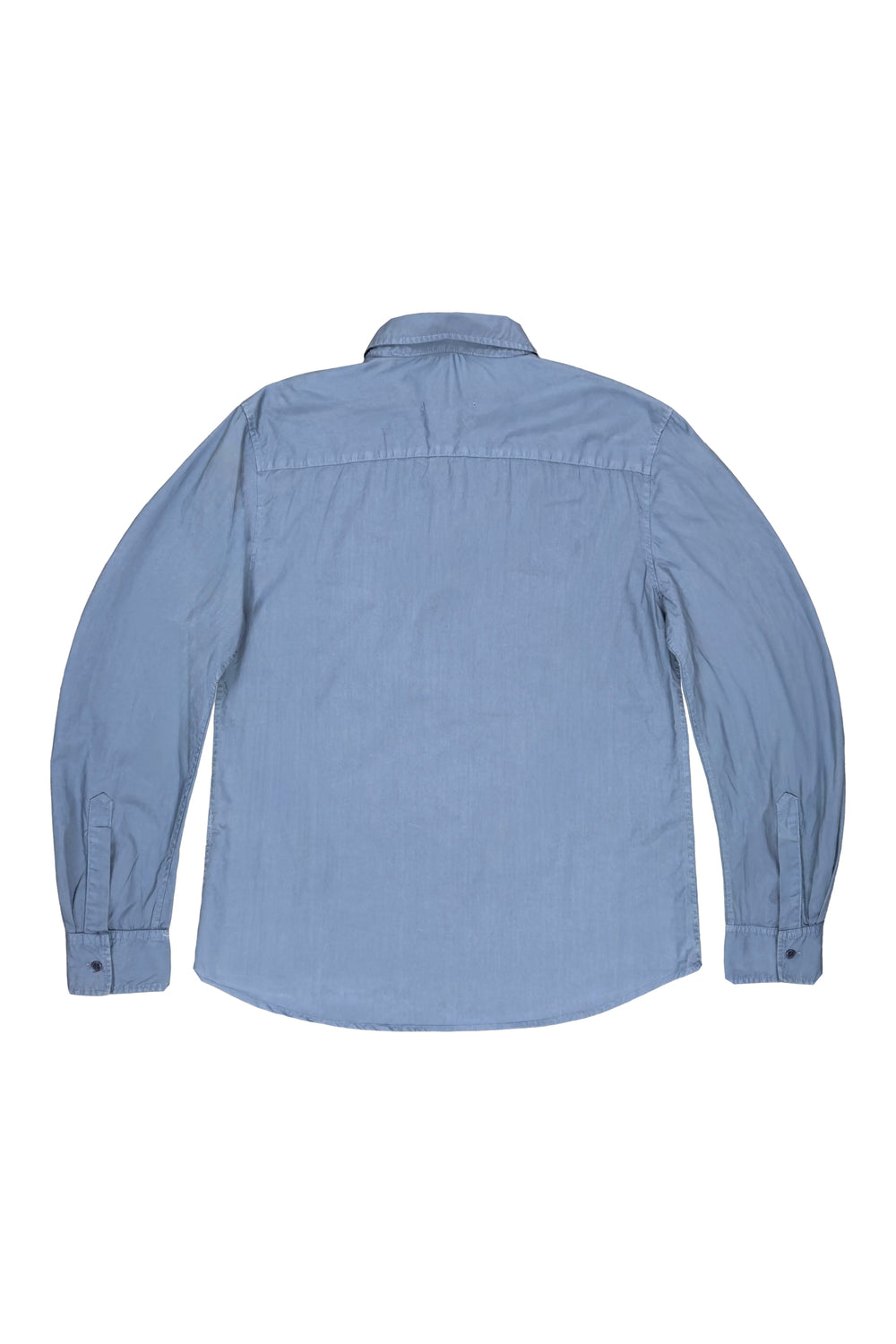 Blue shirt on a white background