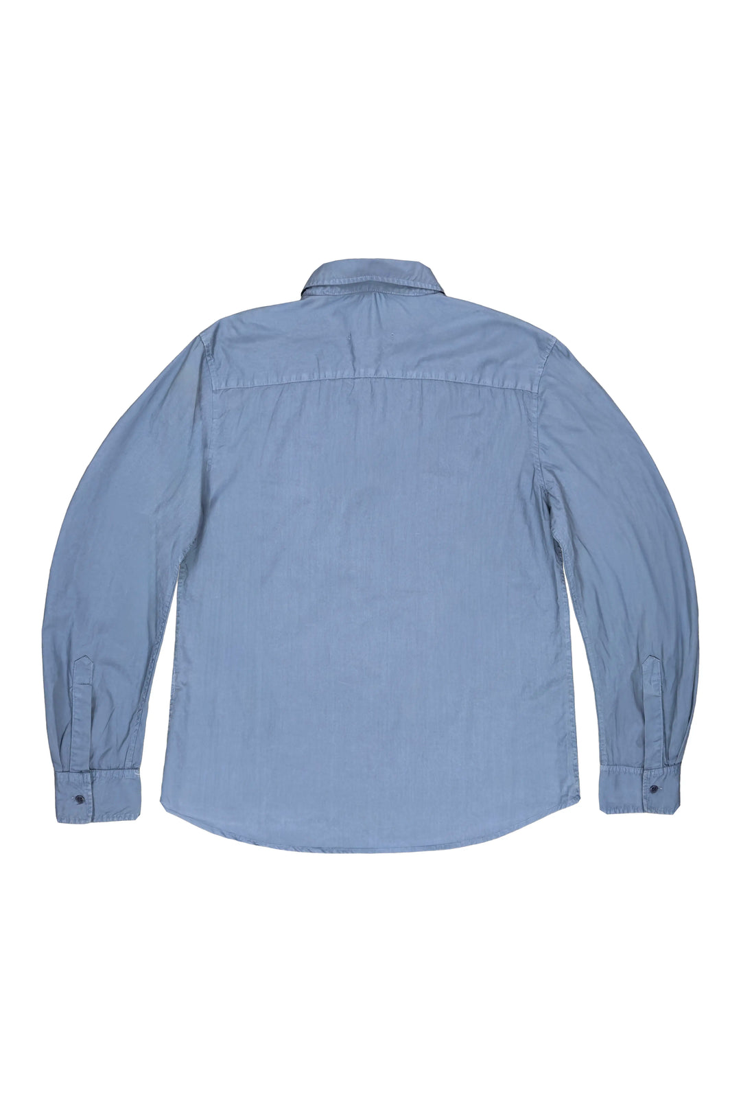 Blue shirt on a white background