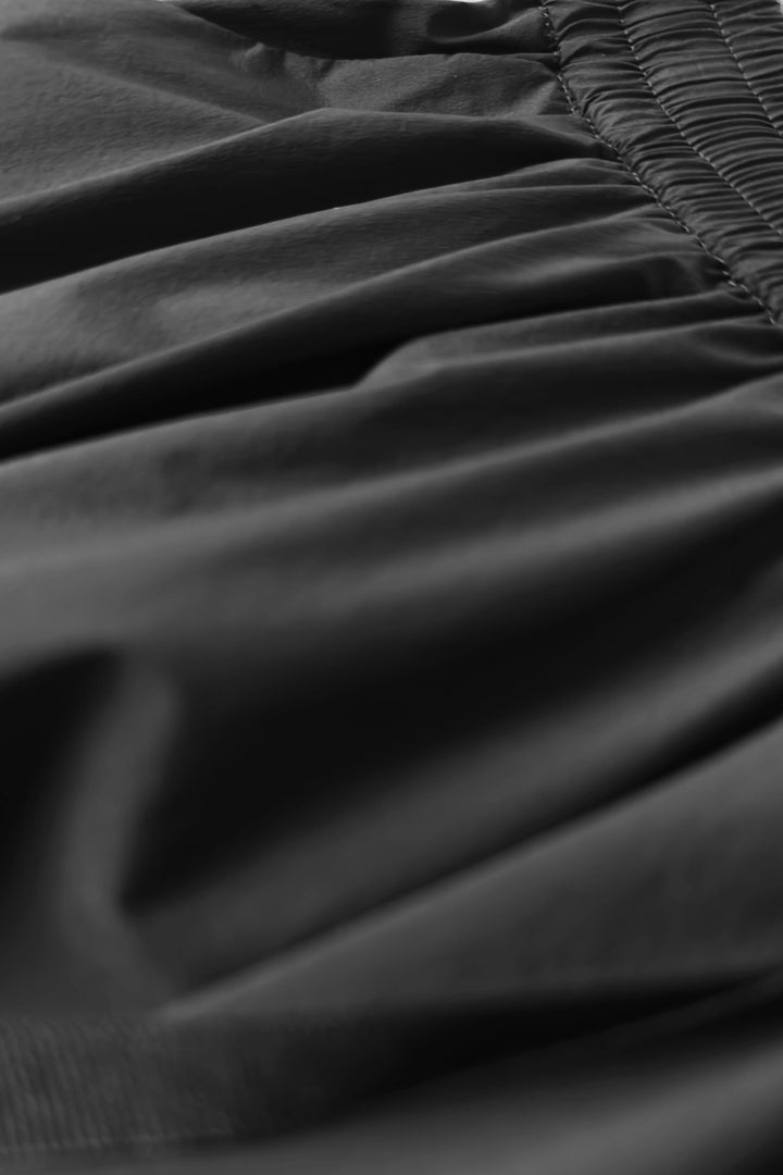 HERNO NYLON STRETCH MIDI SKIRT