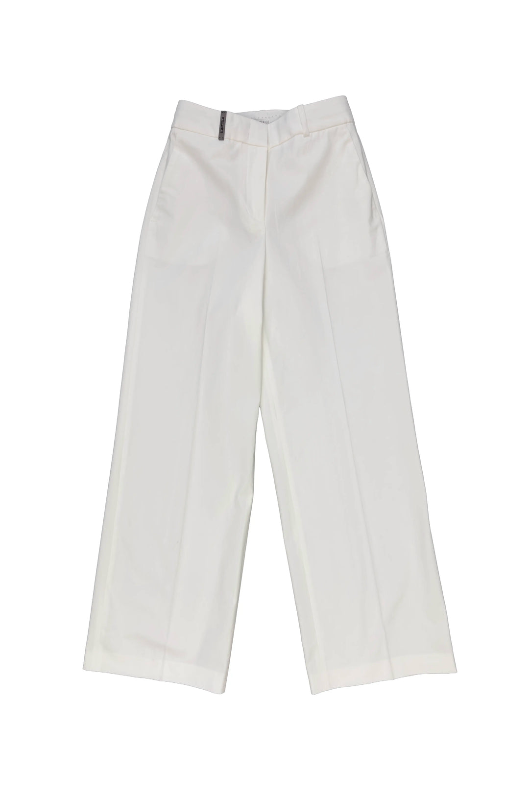 White pants on a white background