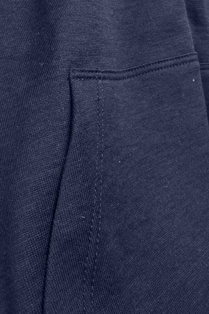 ELEVENTY NAVY COTTON HOODY