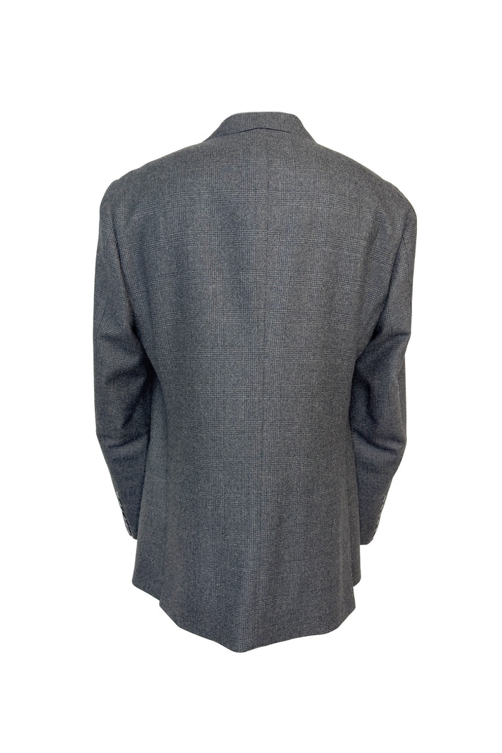 Gray blazer on a white background