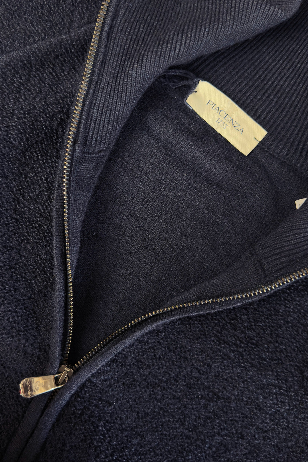 PIACENZA SPONGY FULL ZIP CARDIGAN