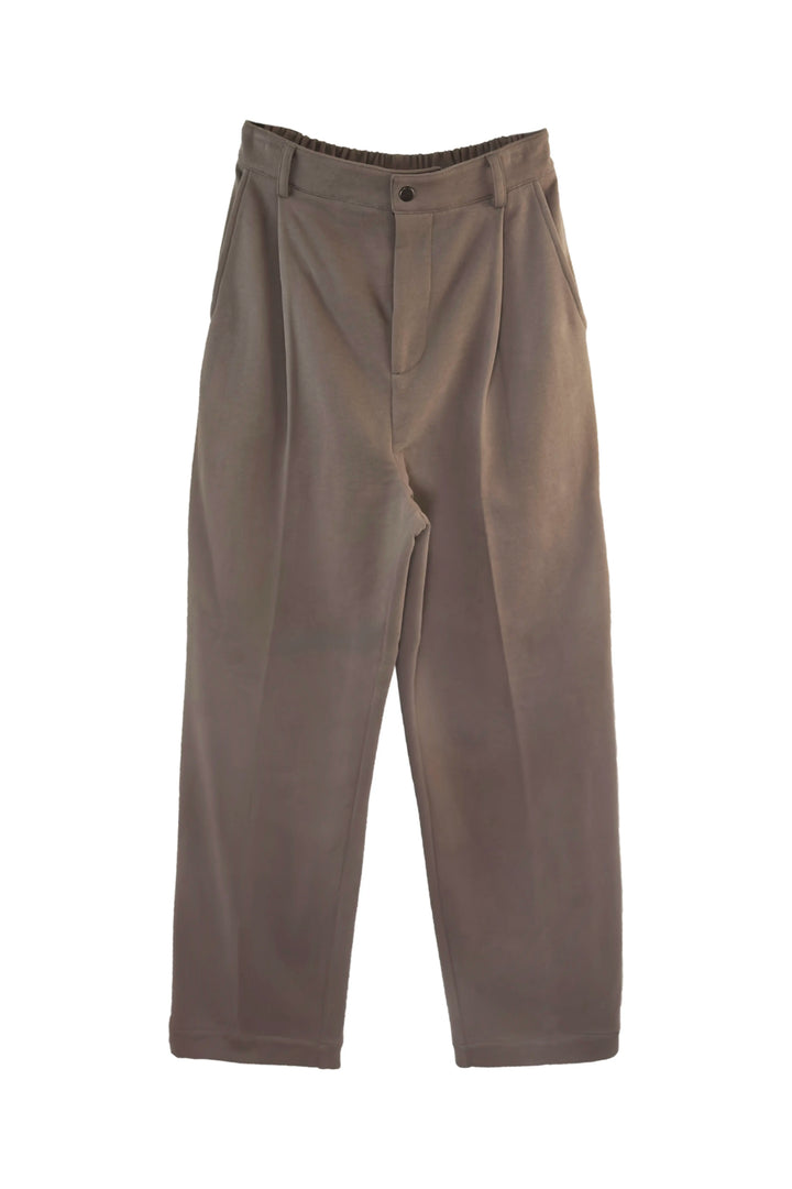 BRUNELLO CUCINELLI COTTON FLEECE TRAVEL PANTS