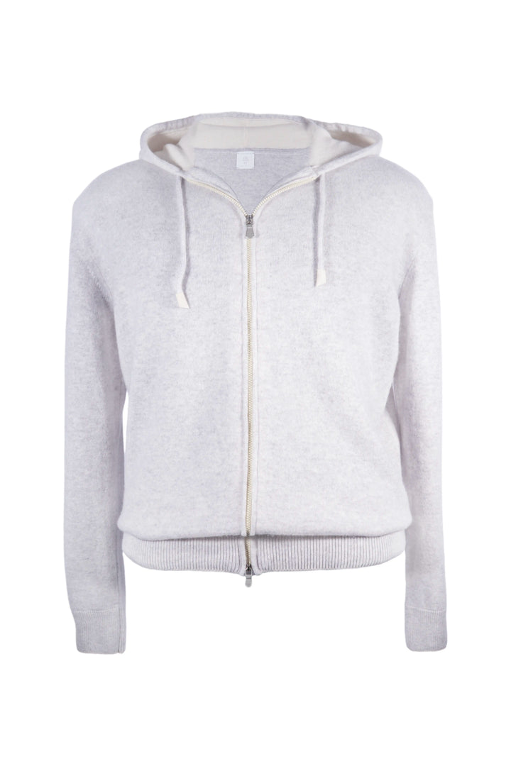 ELEVENTY CASHMERE ZIP HOODIE