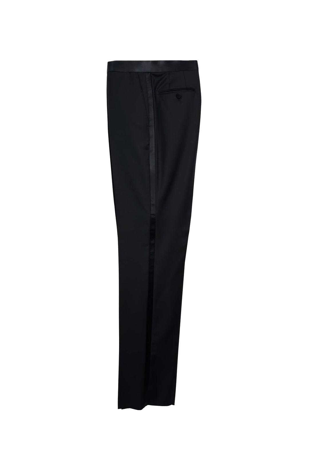 Black pants on a white background
